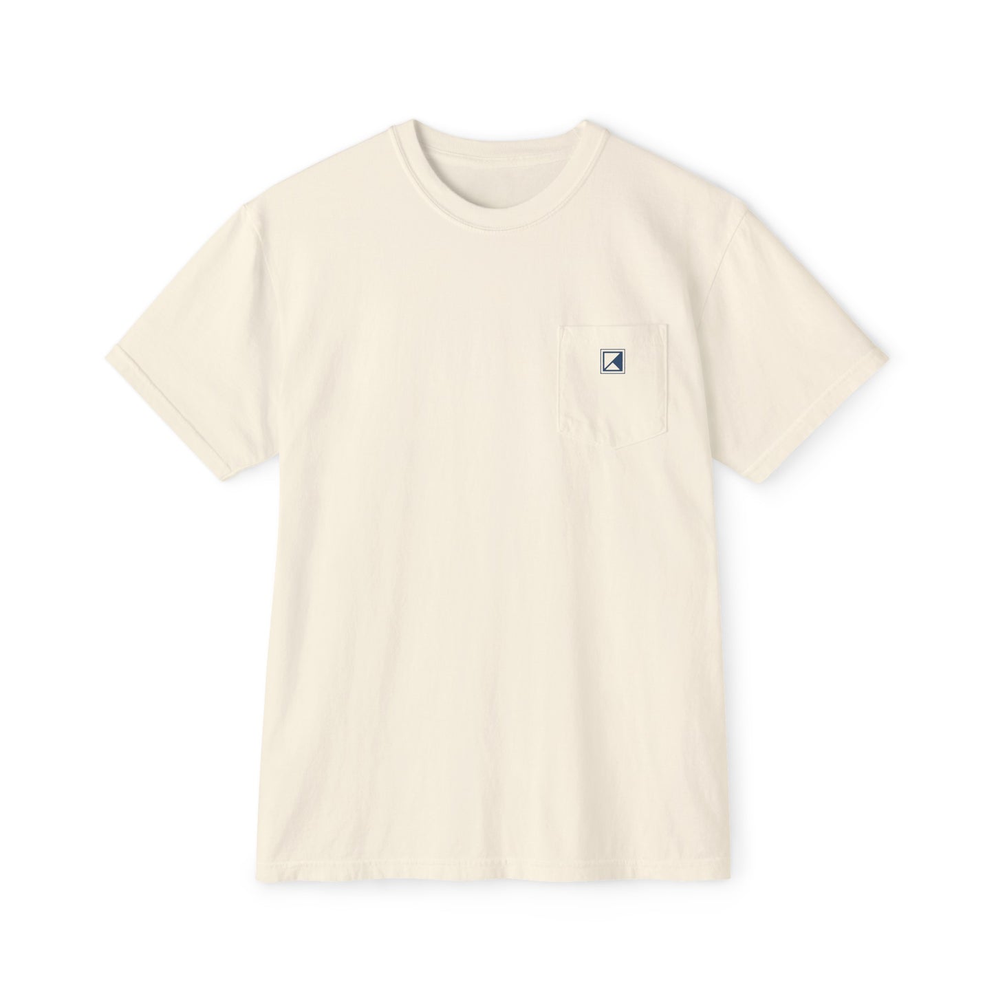 TIGER POCKET TEE - IVORY