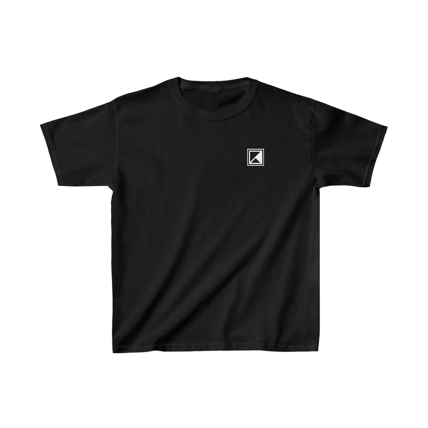 KIDS 1 PERCENT HEAVY COTTON TEE - BLACK