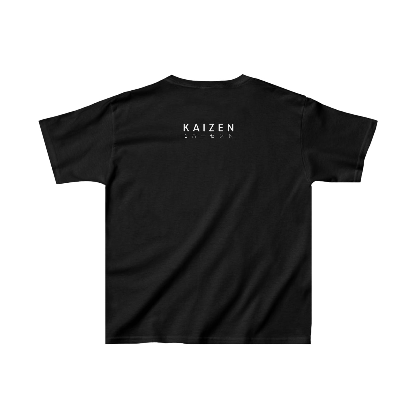 KIDS 1 PERCENT HEAVY COTTON TEE - BLACK