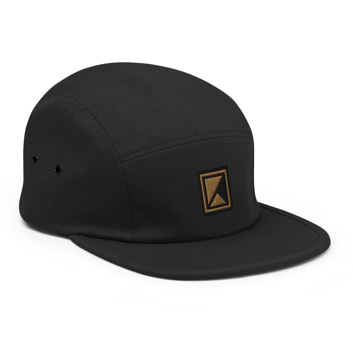 BROWN FIVE PANEL HAT