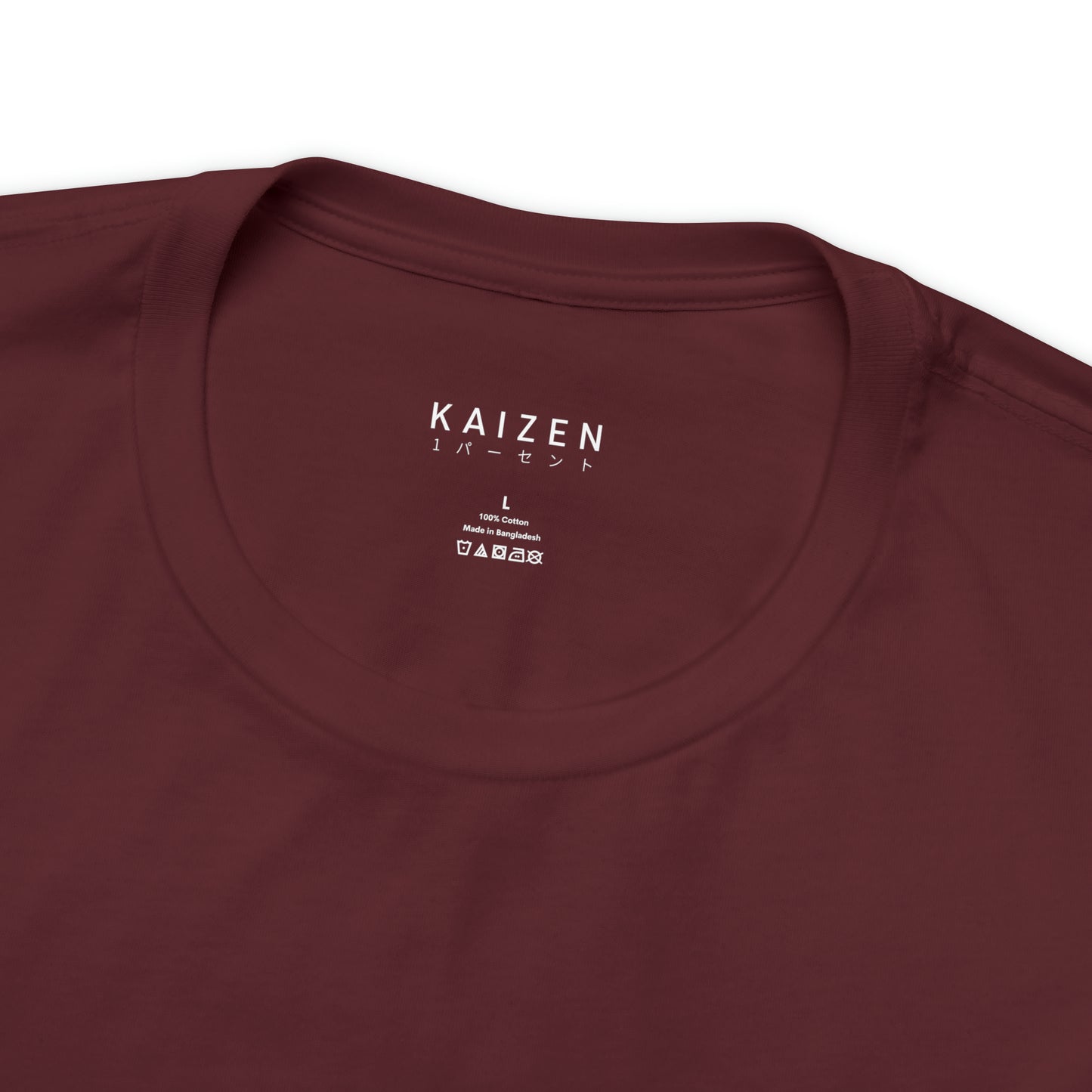 1 PERCENT TEE - MAROON