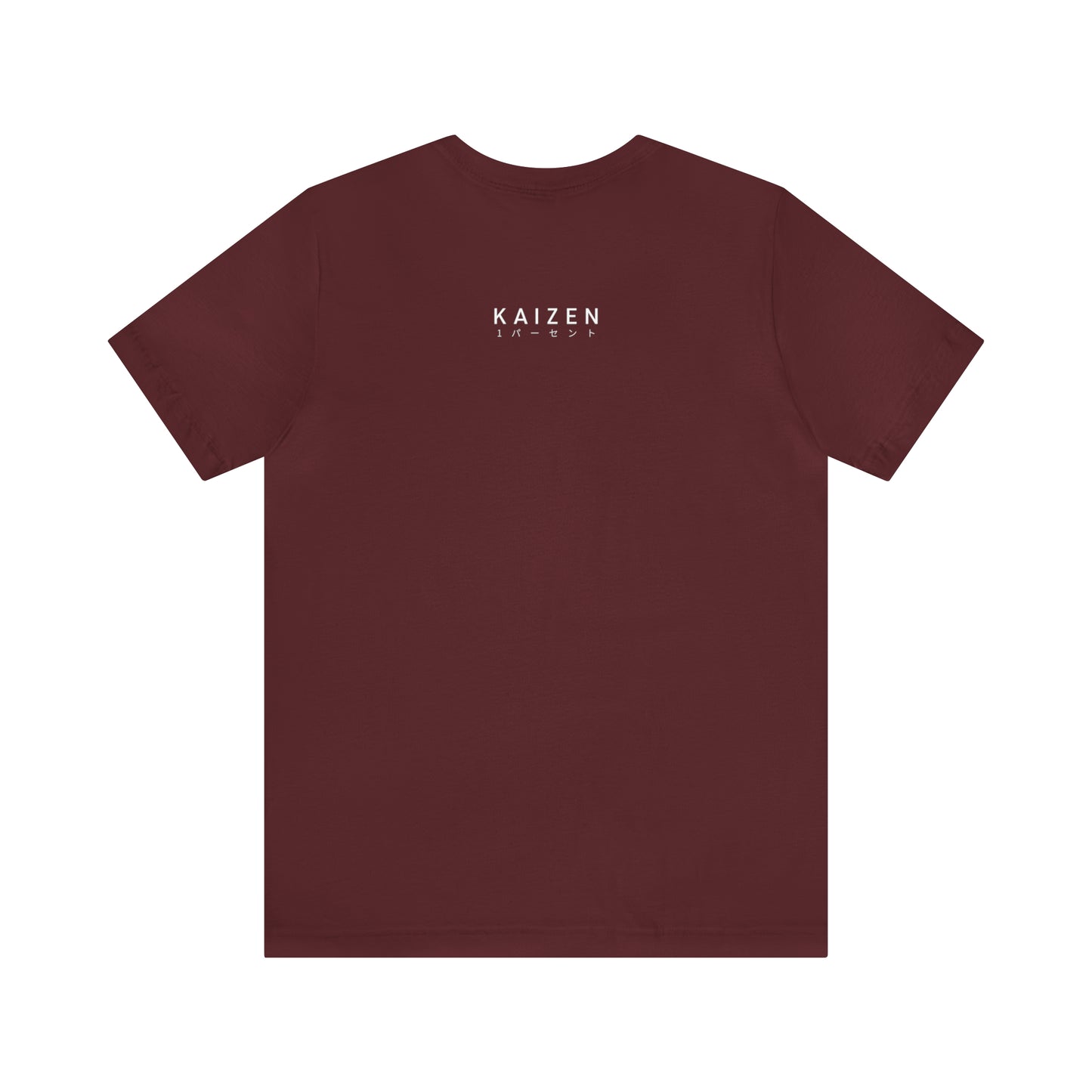 1 PERCENT TEE - MAROON