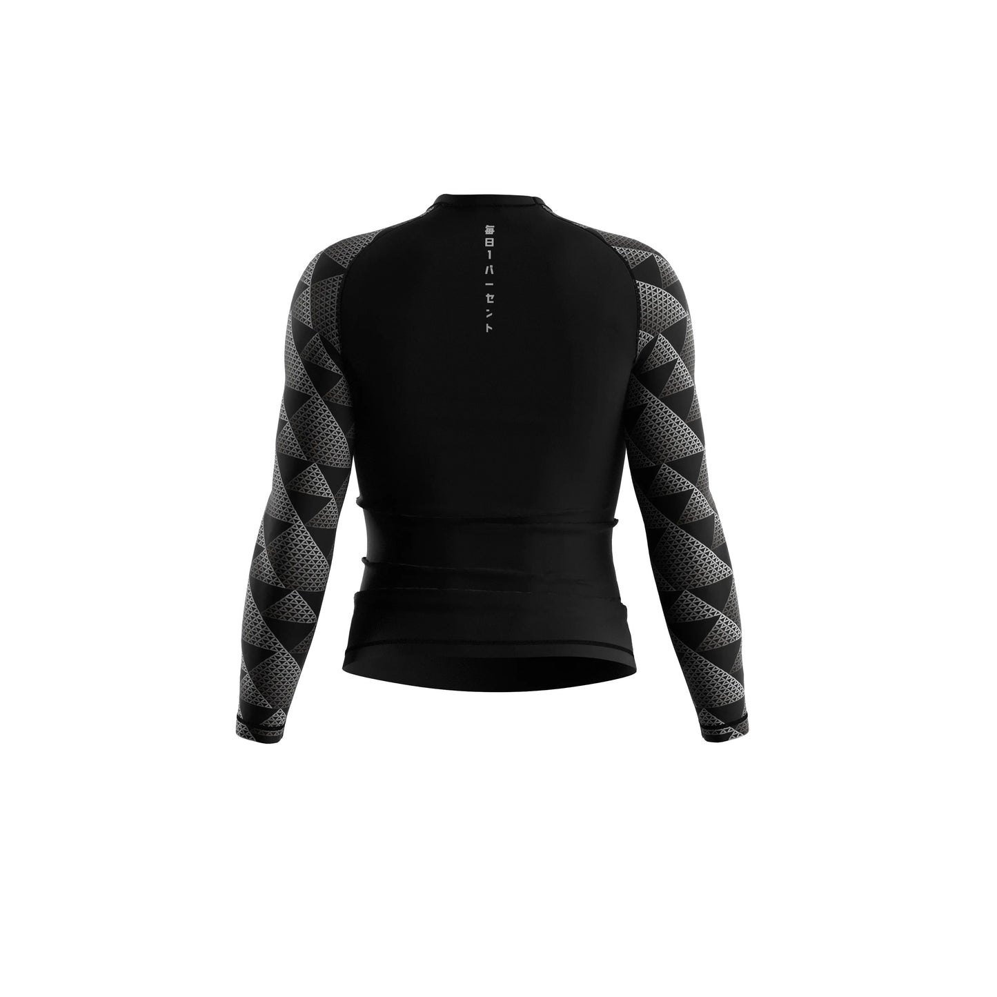 MAINICHI RASHGUARD - BLACK LS