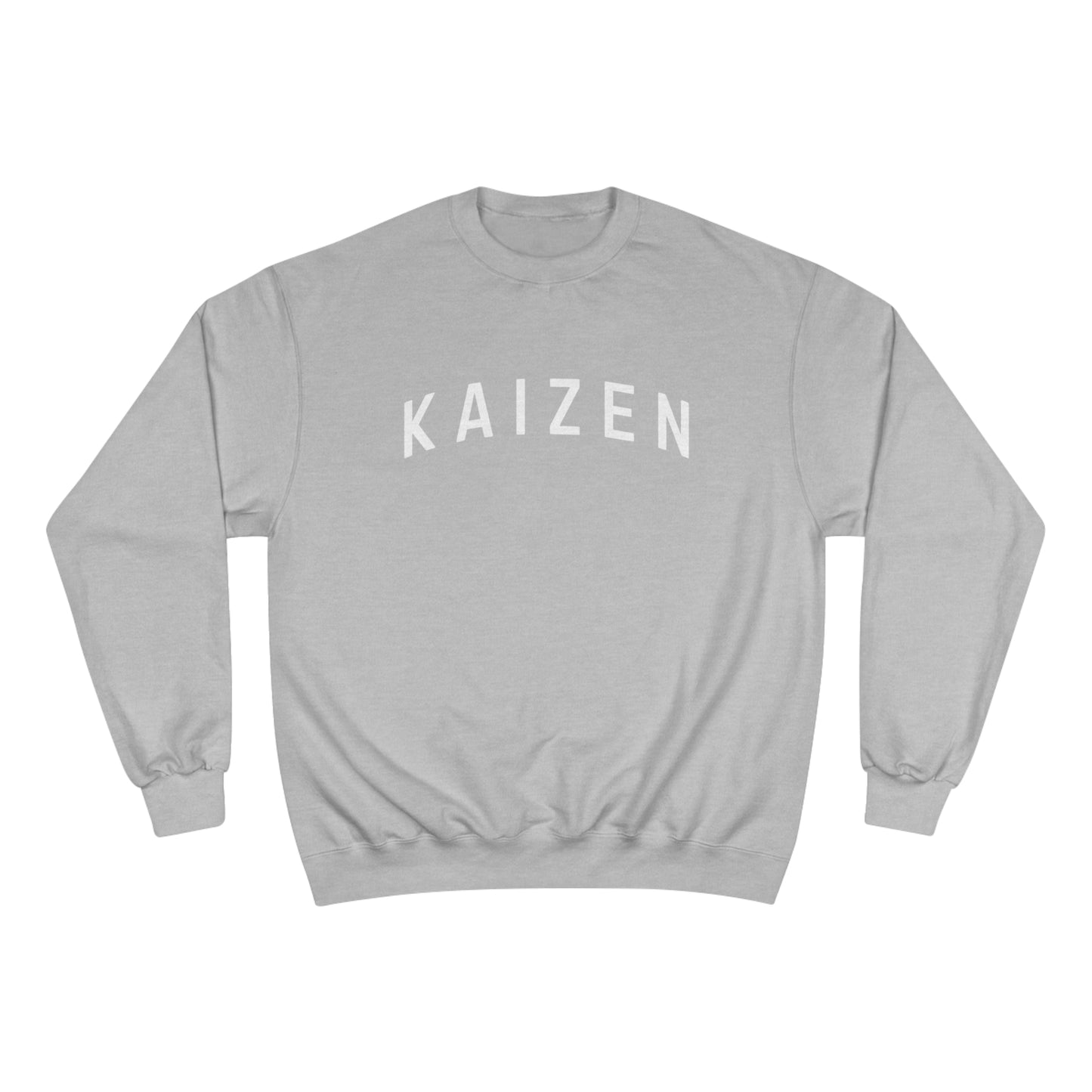 KAIZEN COLLEGE - CHAMPION SWEATER - LIGHT STEEL