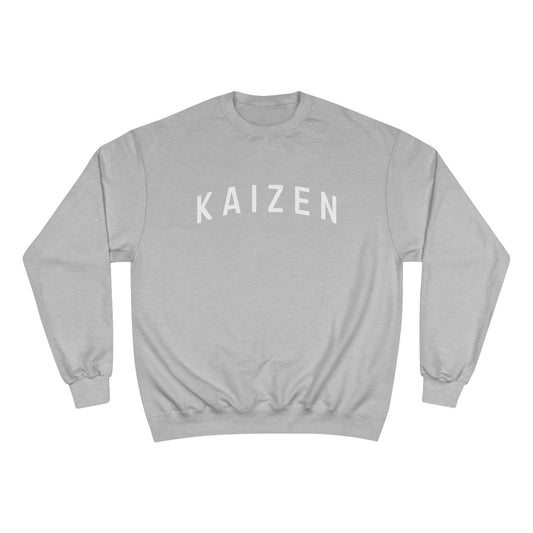 KAIZEN COLLEGE - CHAMPION SWEATER - LIGHT STEEL