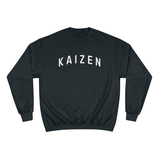 KAIZEN COLLEGE - CHAMPION SWEATER - BLACK