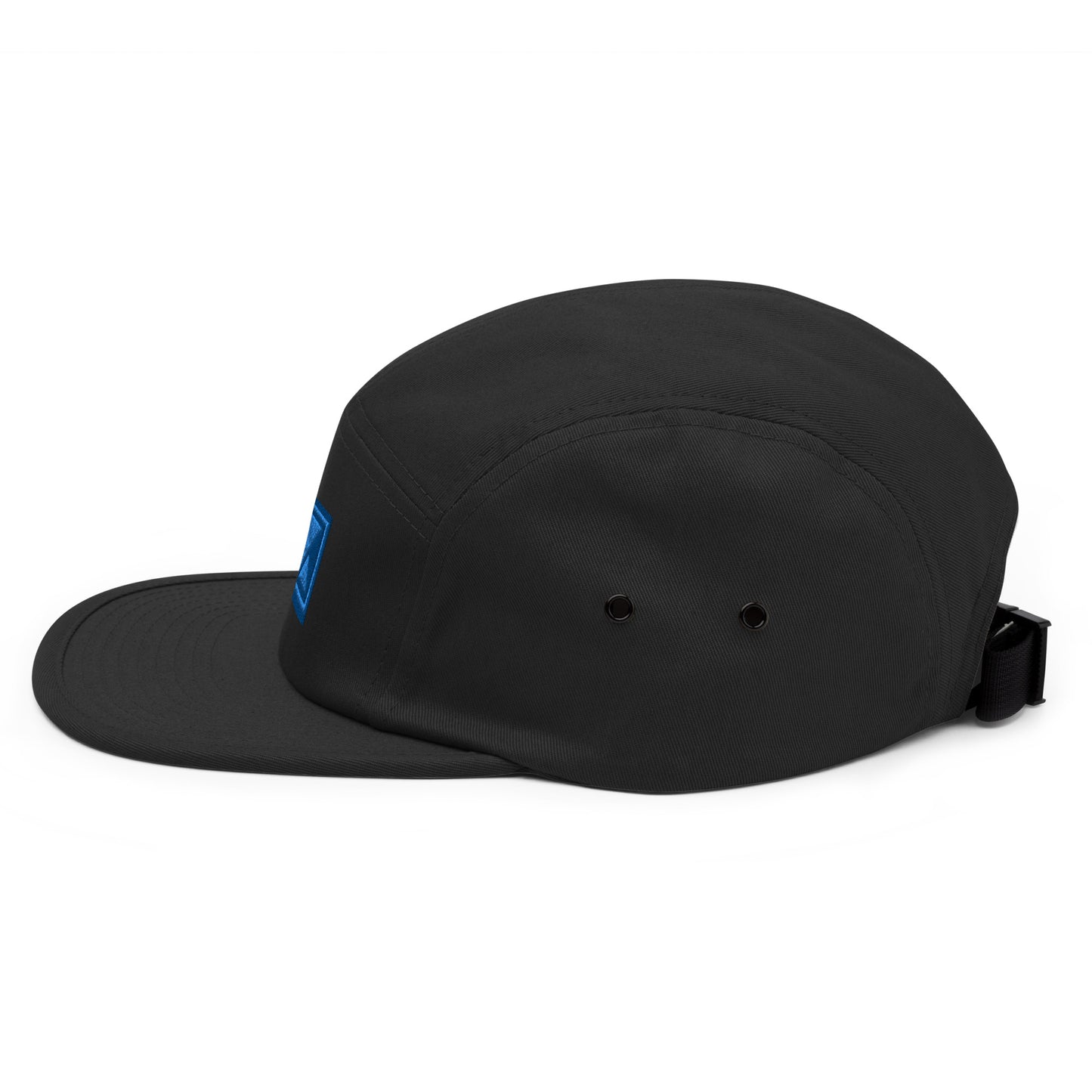 BLUE FIVE PANEL HAT