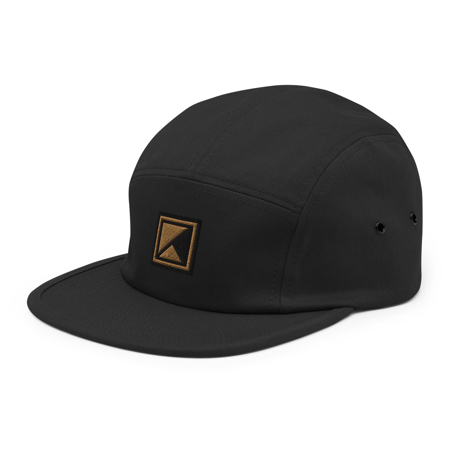 BROWN FIVE PANEL HAT