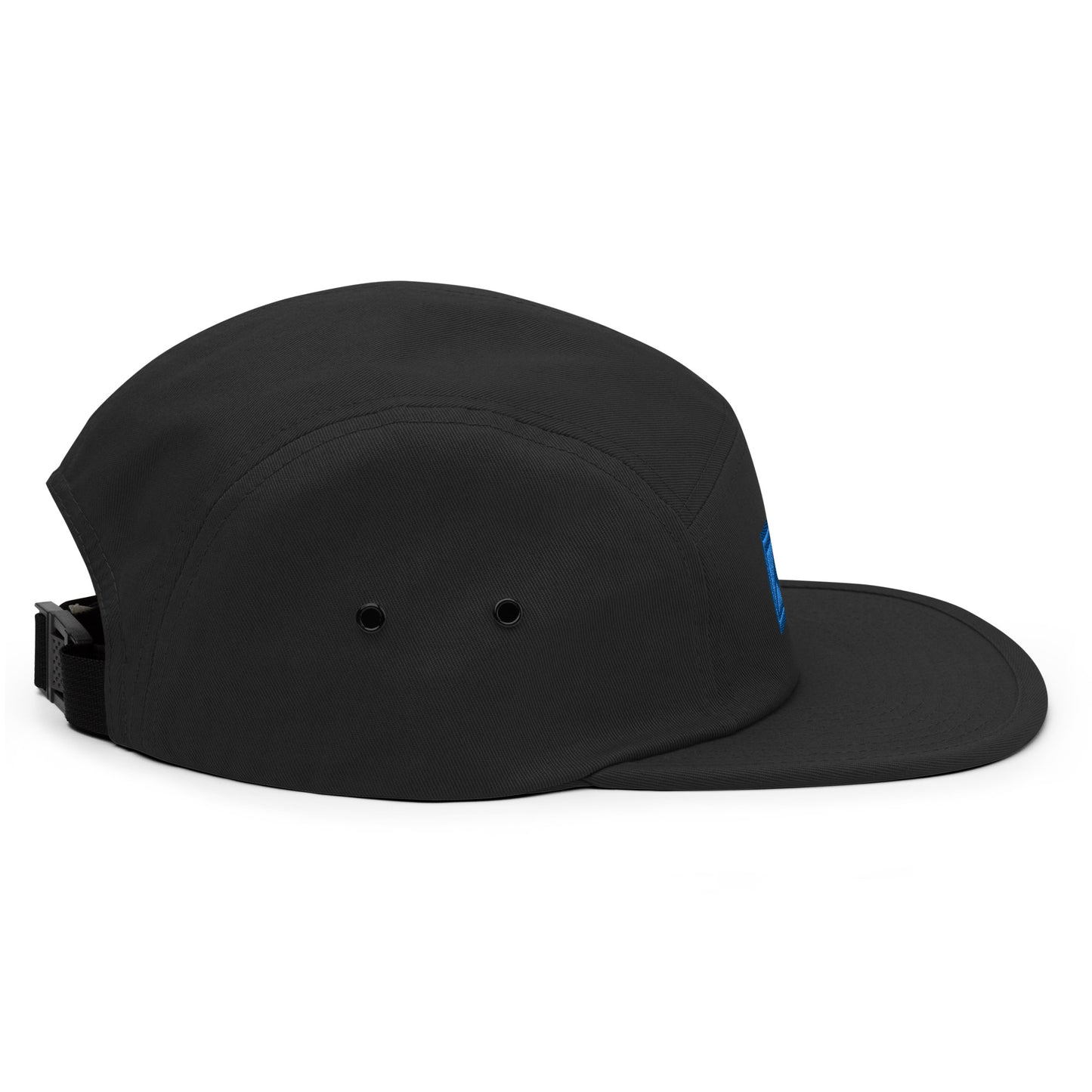 BLUE FIVE PANEL HAT