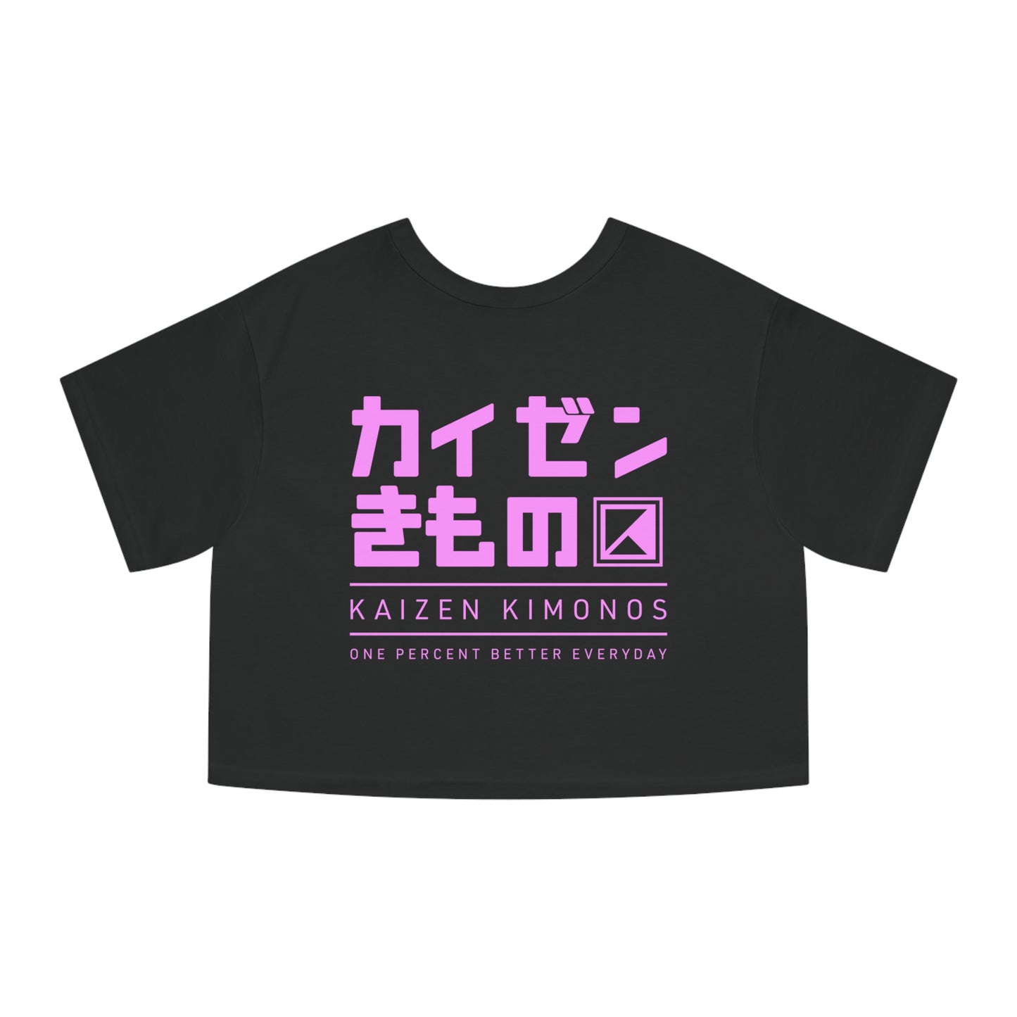 WOMEN'S KATAKANA CROPPED TEE